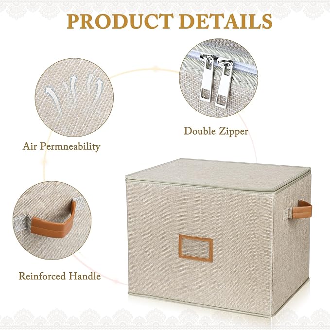 Lukeline Wedding Dress Storage Box, Wedding Dress Preservation Box