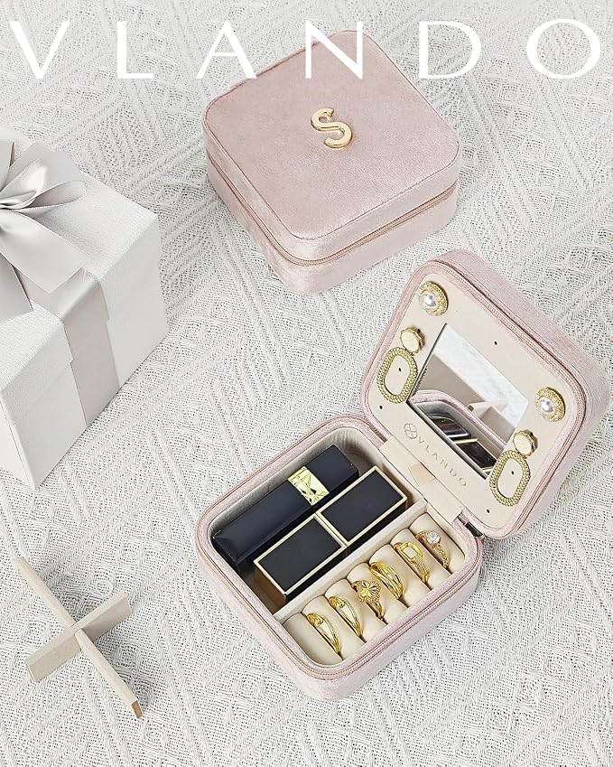 Vlando Mom Gifts for Women, Travel Jewelry Case for Mother Gifts, Travel Gifts
