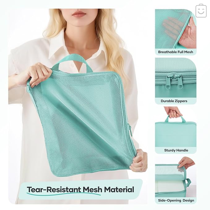 Veken 9/11 Set Compression Packing Cubes