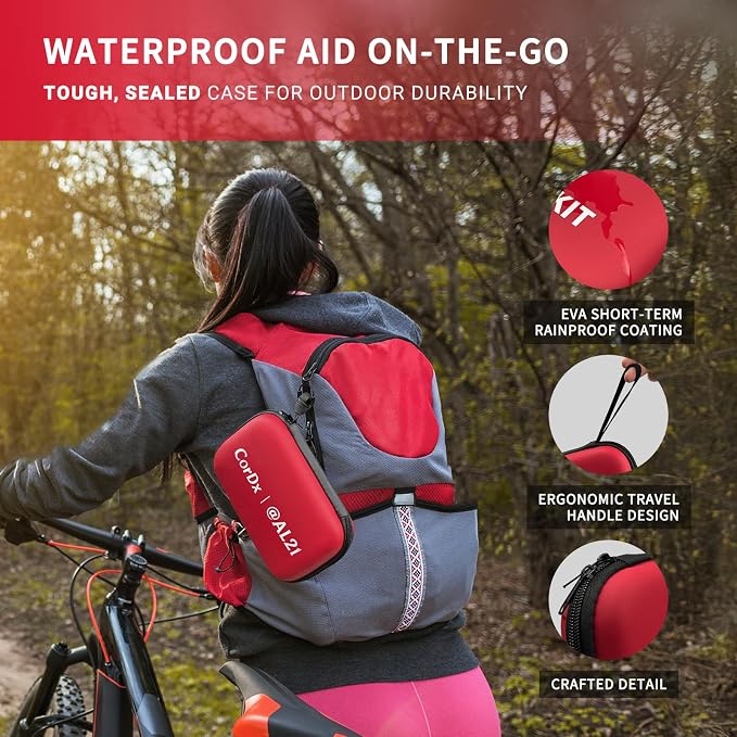 All-Purpose First Aid Kit 184 Pieces, Emergency Kit