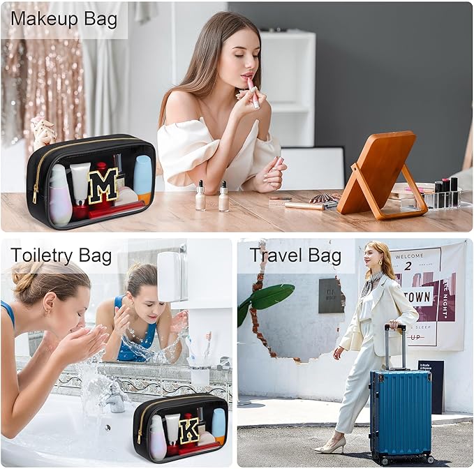 YOOLIFE Travel Toiletry Bag for Women, Cute Cosmetic Bags for Skincare