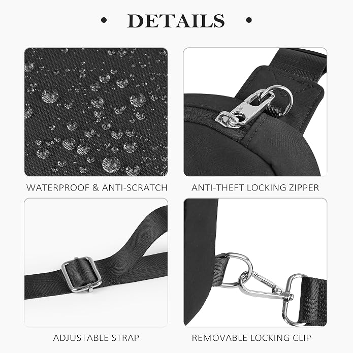 TOPEAST Anti Theft Crossbody Bag