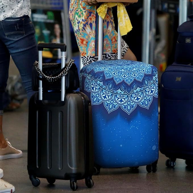 Explore Land Travel Luggage Cover Suitcase Protector Fits 23-26 Inch Case