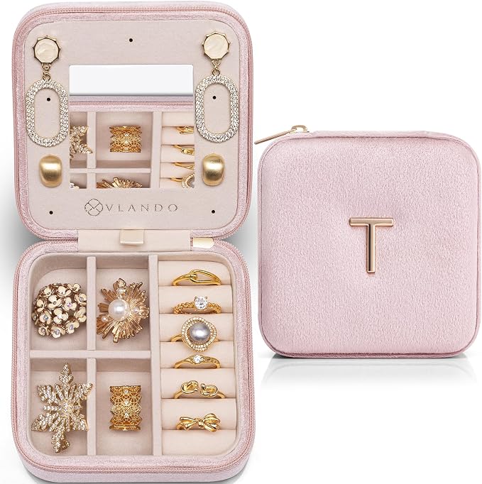 Vlando Mom Gifts for Women, Travel Jewelry Case for Mother Gifts, Travel Gifts