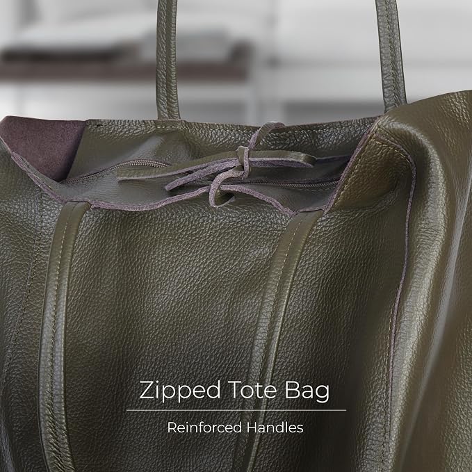 Italian Calf Leather Tote for Women