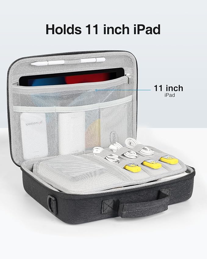 Luxtude Electronic Organizer Travel Case Large, Hard Case