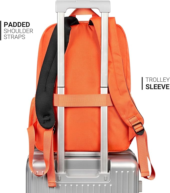 ZORFIN 26L Backpack for College, and Travel: Water Resistant Bookbag