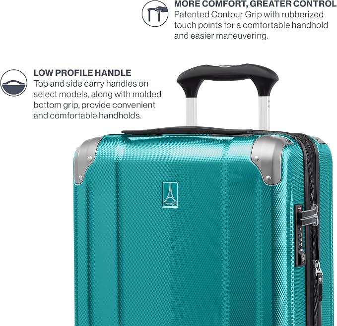 Travelpro Pathways 3 Hardside Expandable Luggage, 8 Spinner Wheels, Lightweight