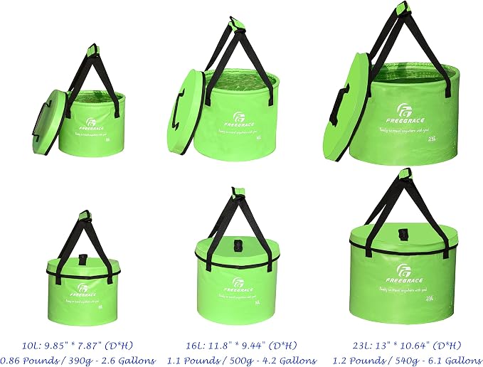 Premium Collapsible Bucket by Freegrace