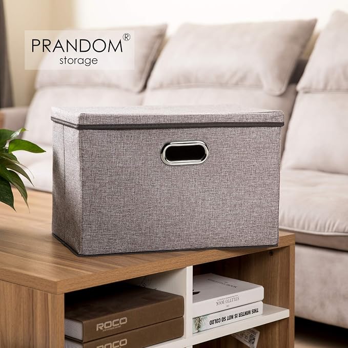 PRANDOM Large Foldable Storage Bin