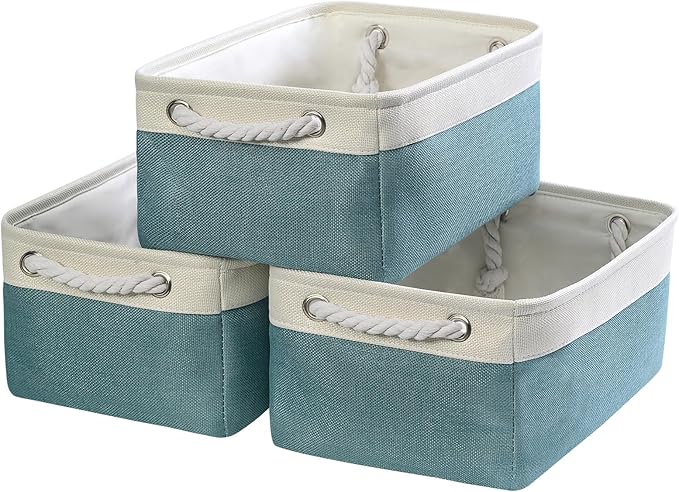 TheWarmHome Fabric Storage Bins Baskets