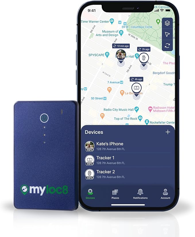 GPS Luggage Tracker for Suitcases TSA Approved, Android & iOS Compatible