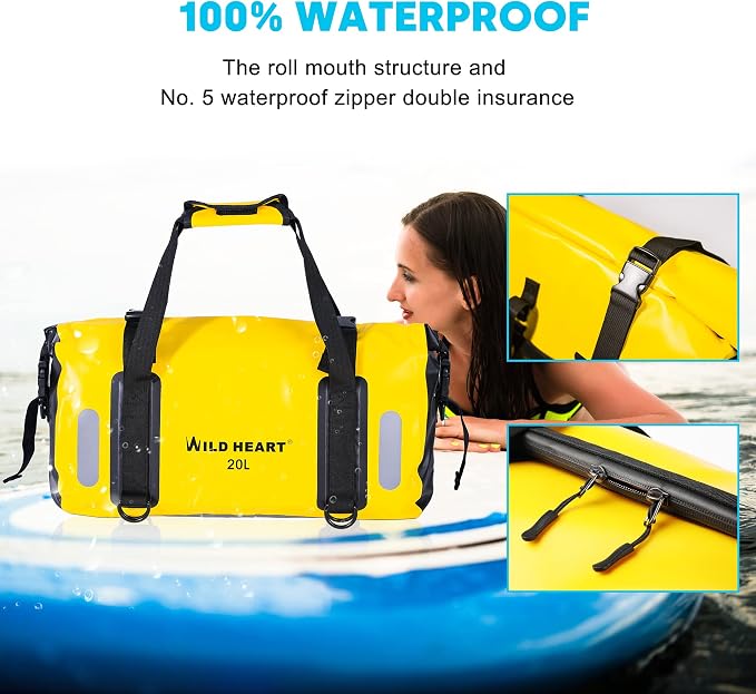 WILD HEART Waterproof Bag Duffel Bag 20L 30L 40L