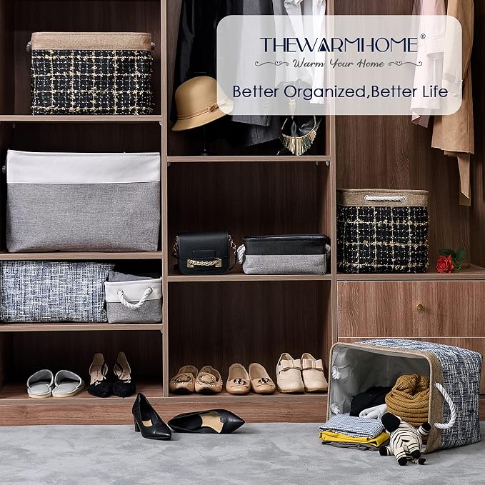 TheWarmHome Small Storage Baskets