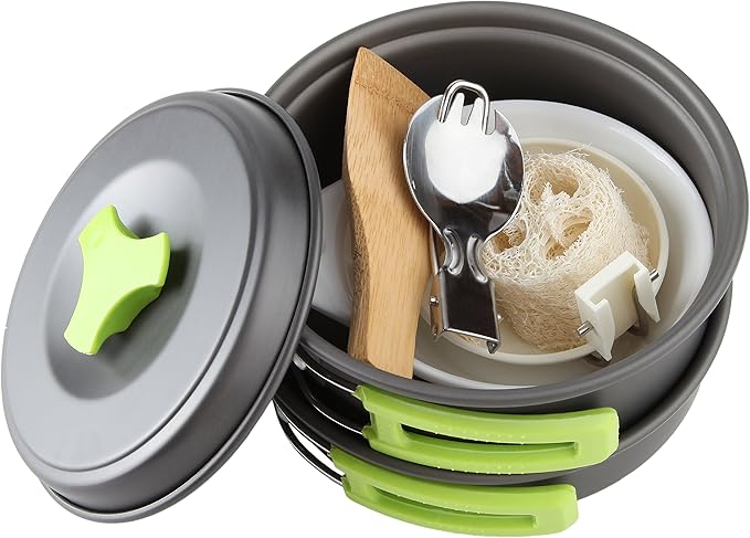 MalloMe Camping Cookware Mess Kit