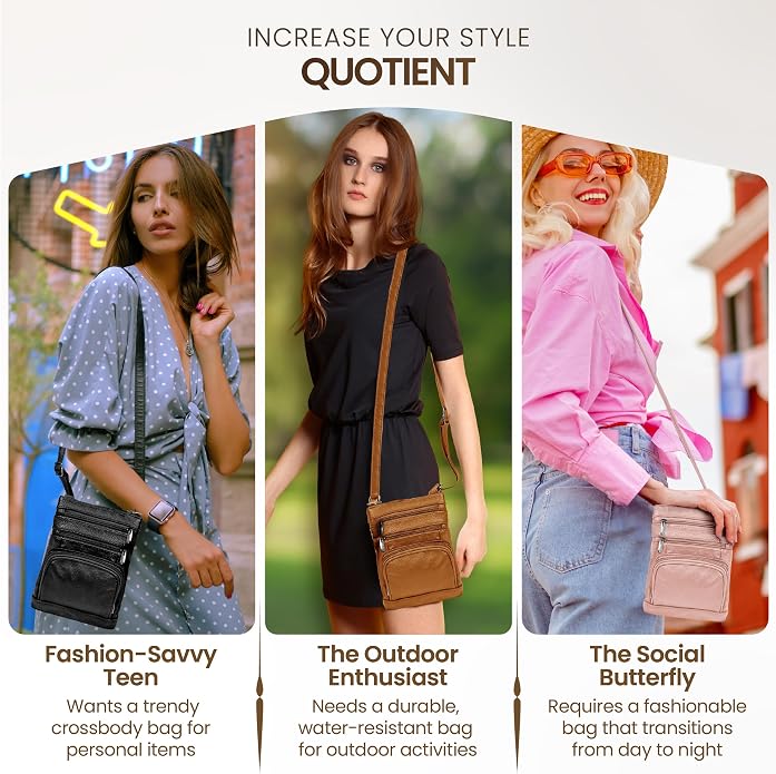Krediz leather Crossbody Purses