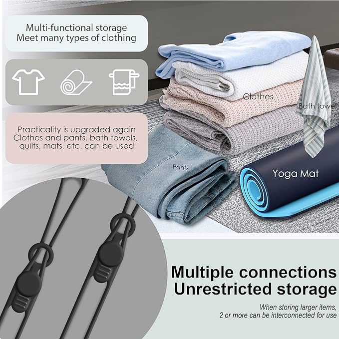 Nearockle Silicone Cable Ties Cord Organizer