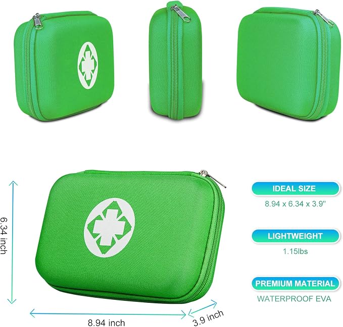 276 Car First Aid Kit for Business, Portable First Aid Kits Travel Szie