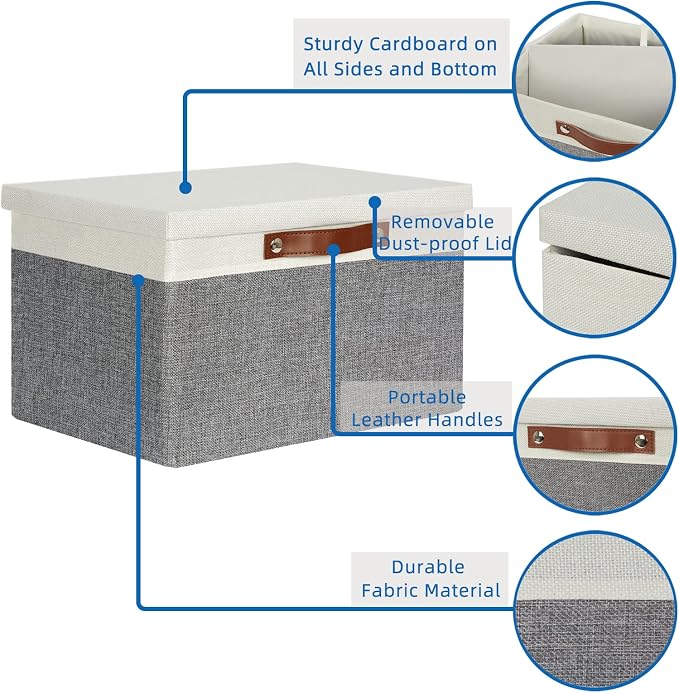 Temary Collapsible Storage Bins Storage Boxes