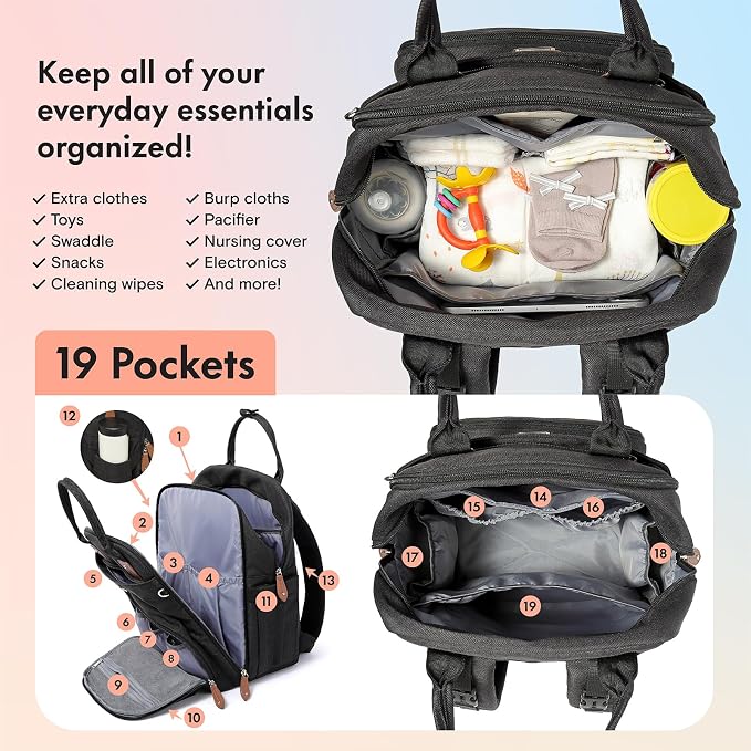Dikaslon Diaper Bag Backpack