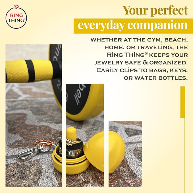 RING THING - Ring Holder Keychain, Jewelry Organizer and Storage, Portable