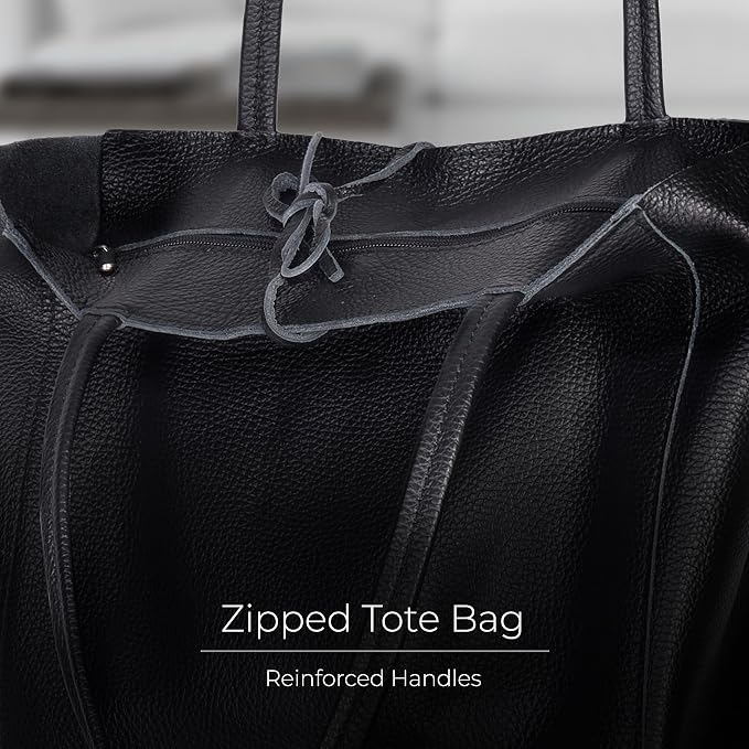 Italian Calf Leather Tote for Women