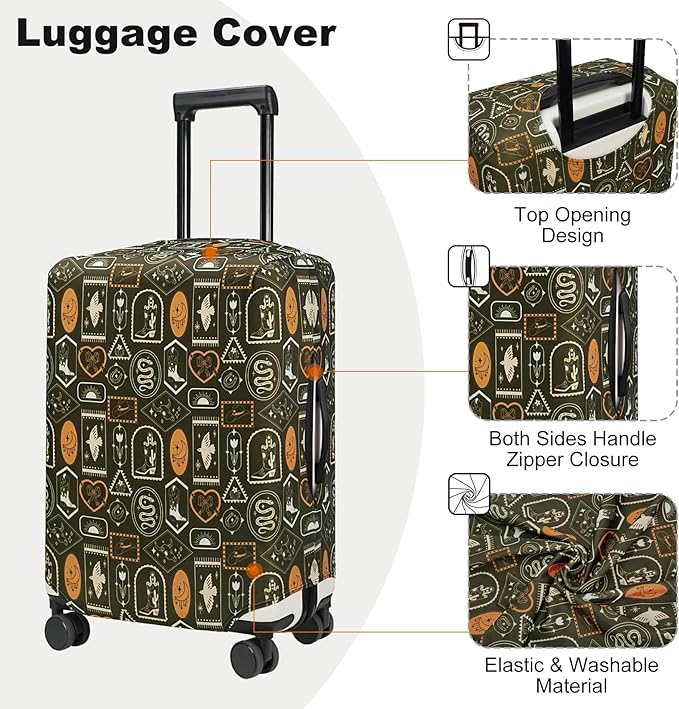 HYPER VENTURE Washable Luggage Cover