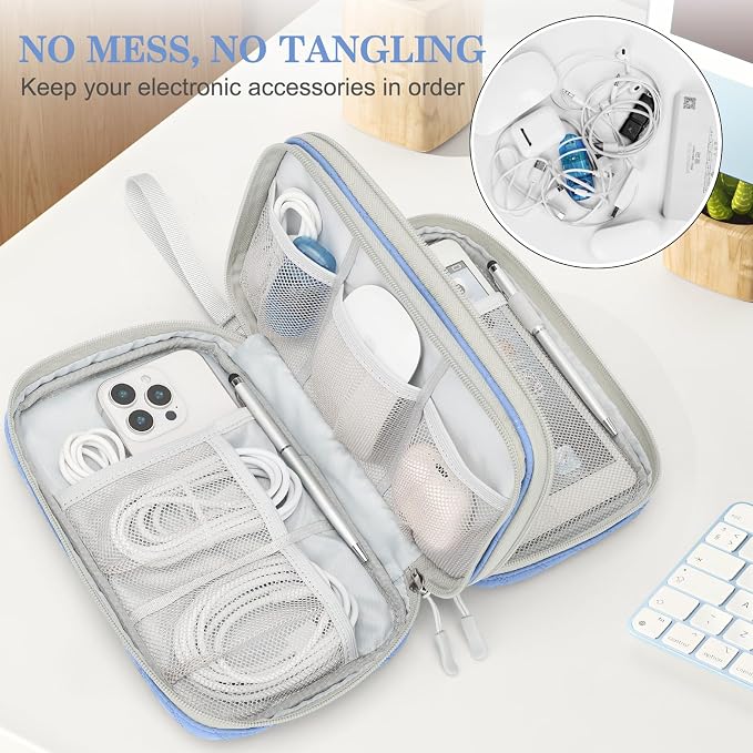 FYY Electronic Organizer, Large Travel Cable Organizer Bag Pouch Electronic
