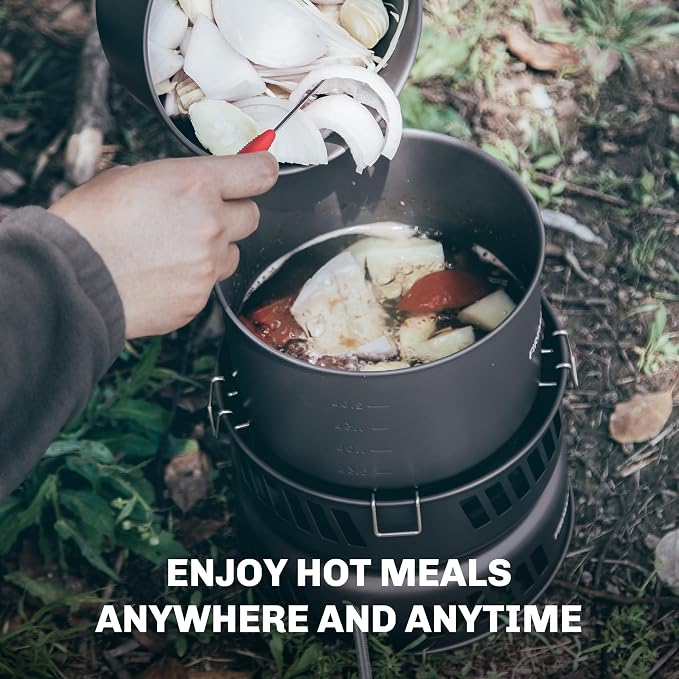 Fire Maple Versatile Outdoor Cooking Set Gas Stove Aluminum, Compact & Durable
