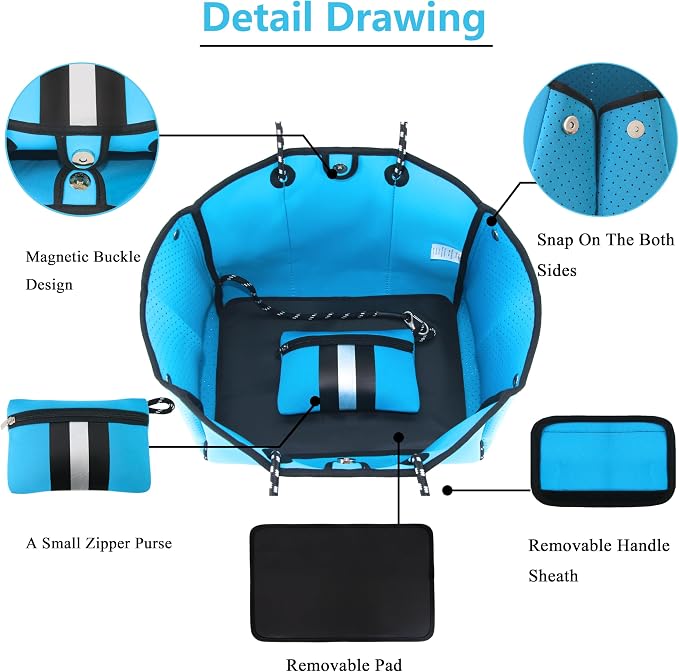 QOGiR Neoprene Multipurpose Beach Bag Tote