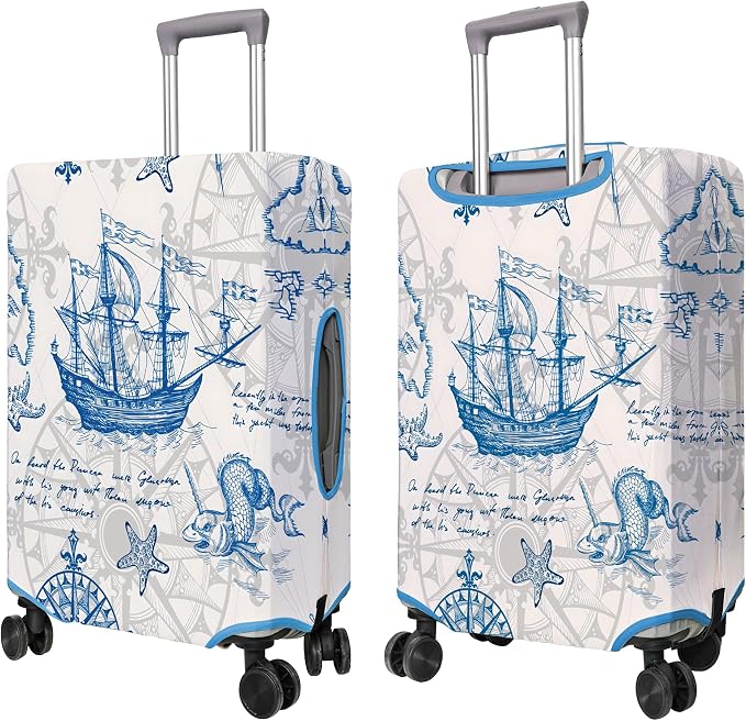 Travel Luggage Cover Suitcase Protector Fits 18-32 Inch Wheel Covers
