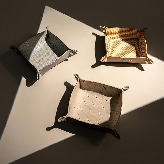 OLETHA Small Foldable Valet Tray