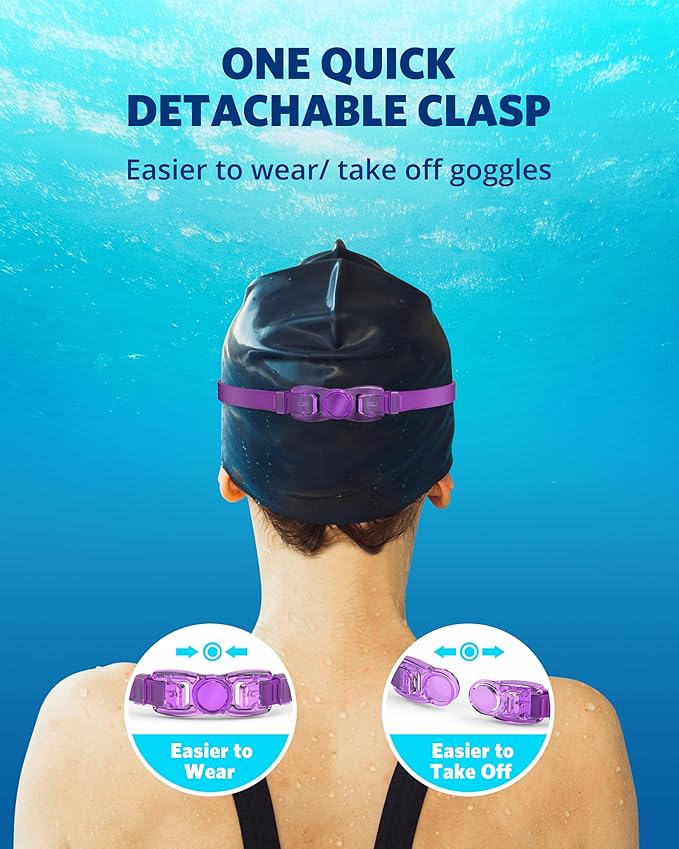 Aegend Swim Goggles, Swimming Goggles No Leaking Full Protection Adult Men Women Youth