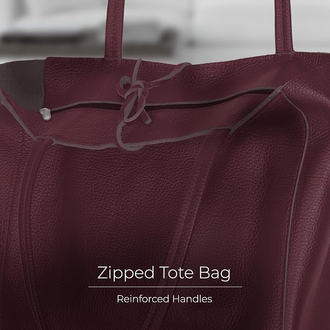 Italian Calf Leather Tote for Women