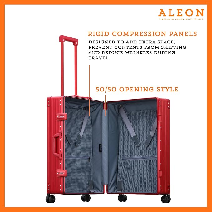 Aleon All Aluminum Lightweight 26" Carry-On Luggage