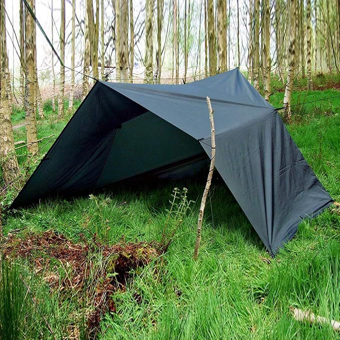 KALINCO Waterproof Camping Tarp Tent Hammock Rain Fly, 10X10FT/10X15FT