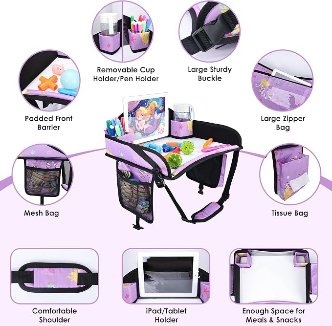 Kids Travel Tray for Airplane
