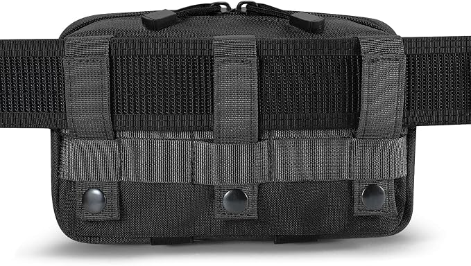 Tactical Molle Admin Pouch Utility Laser Cut EDC Tool Pouch Bag Horizontal