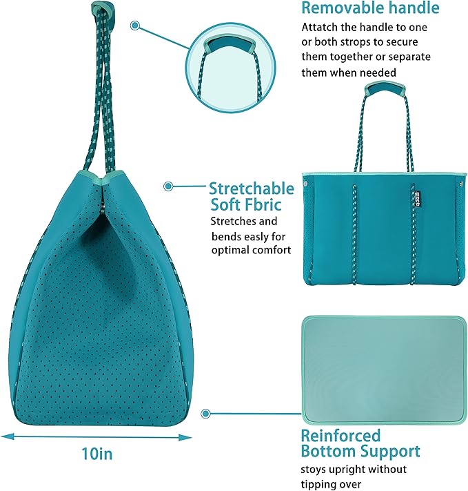 QOGiR Neoprene Multipurpose Beach Bag Tote