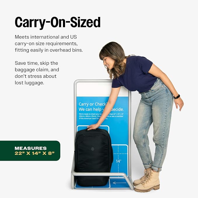 Tortuga 40L Travel Backpack Lite, Comfortable, Airline-Approved Bag