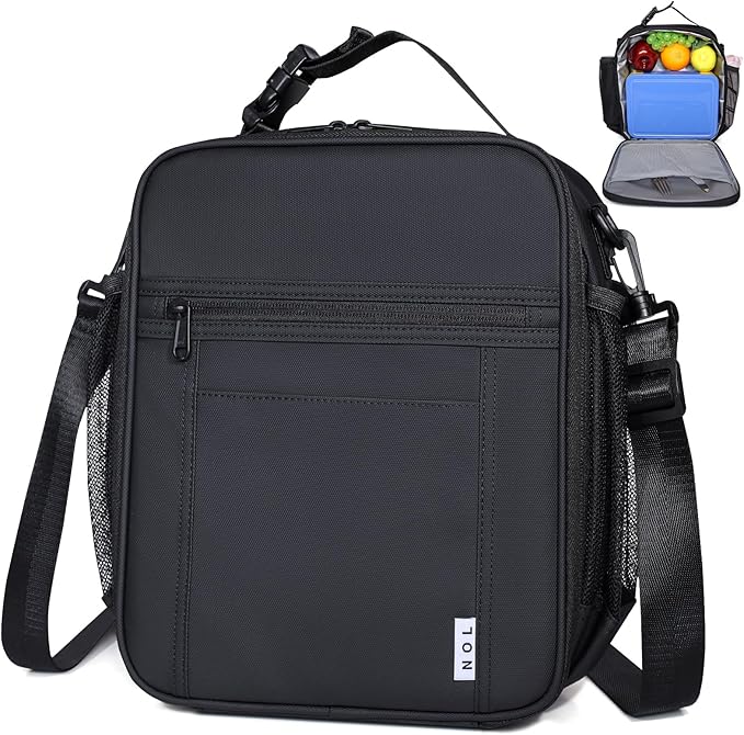 NOL Nylon Waterproof Kids Lunch Bag, Insulated Lunch Bag, Lunch box Cooler