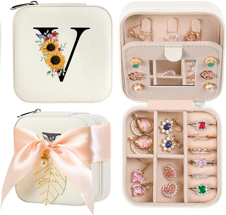 AYGXU Travel Jewelry Box for Women and Girls