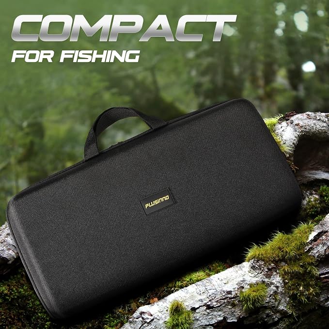 PLUSINNO Fishing Rod and Reel Combos Carbon Fiber Telescopic Fishing Pole