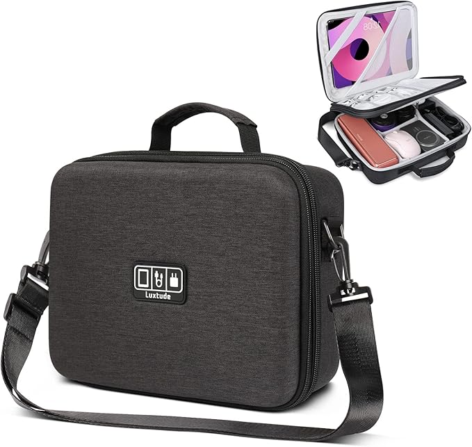 Luxtude Electronic Organizer Travel Case Large, Hard Case