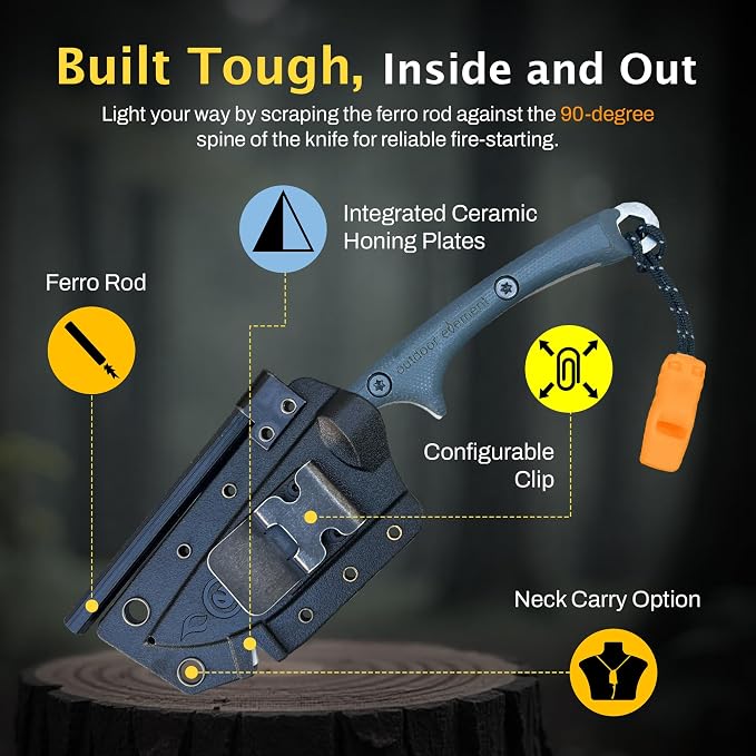 Scout Feather - Fixed Blade Survival Knife