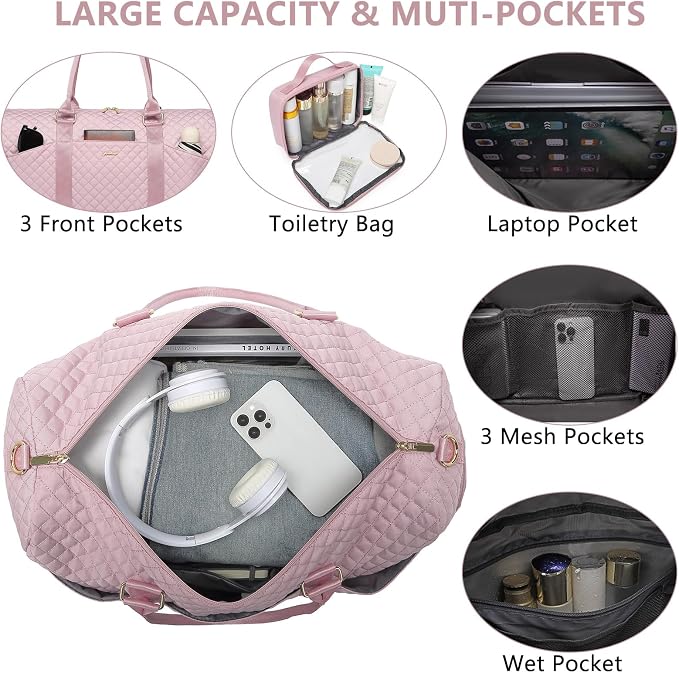 Women Duffle Weekender Travel Bag: Large Duffel Bags