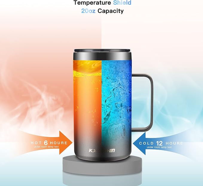 KXIAOCHEN 20oz Insulated Coffee Mug