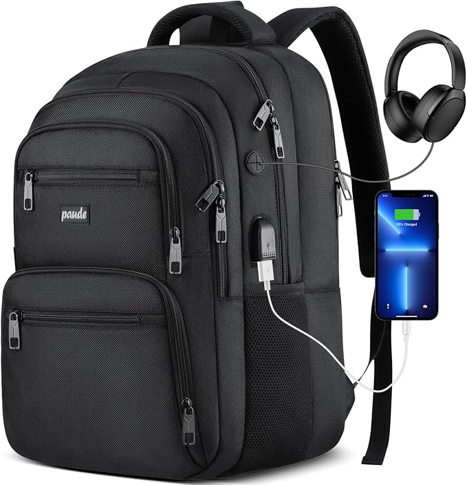 Paude Laptop Backpack, School Backpack Large Bookbag