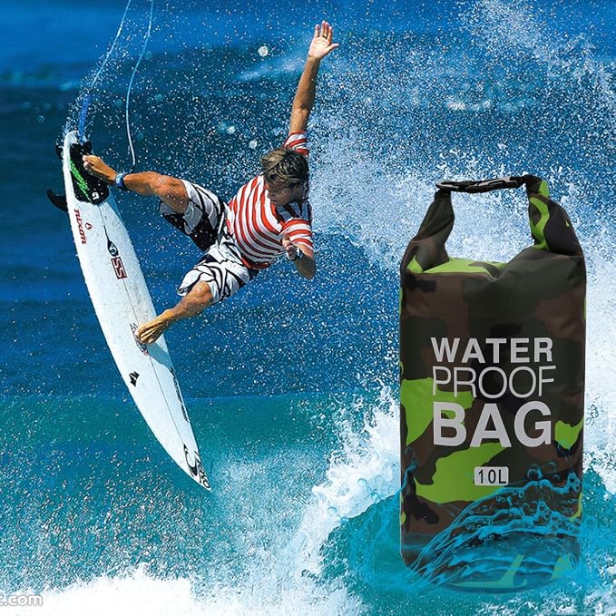 Waterproof Dry Bag 2L/5L/10L/15L/20L/30L, Roll Top Sack Keeps Gear Dry