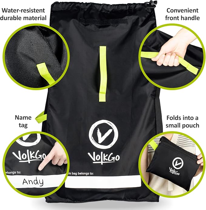 V VOLKGO Car Seat Travel Bag For Airplane